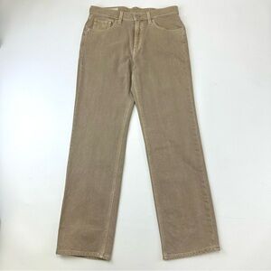 Gap 90s loose midrise sand pant Size 4 27inch waist Inseam 29 inches neutral